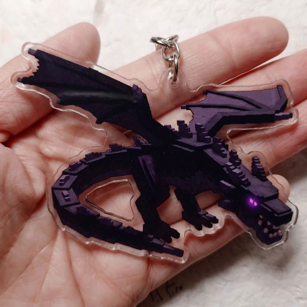 ganci Black Dragon Pet  Pets Grow A Garden 2 keychain gantungan kunci Grow A Garden