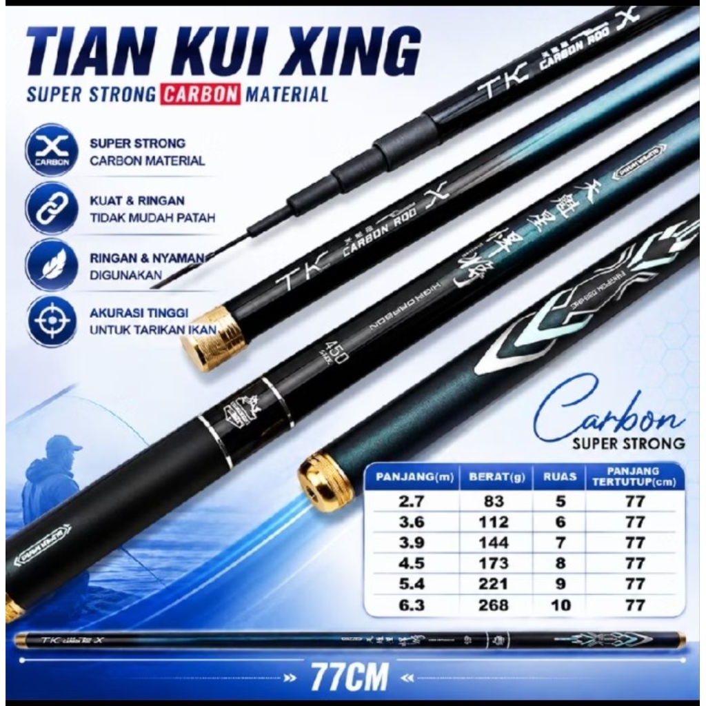TEGEK IMPOR KAKU TKX 6H MADE IN TAIWAN