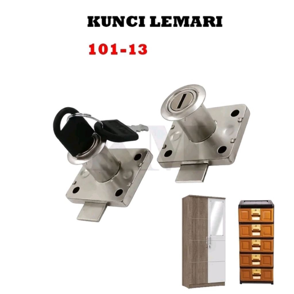 Kunci Laci Lemari
Kunci Loker Lemari olympic 101 13mm Drawer Lock Camlock Laci Lemari