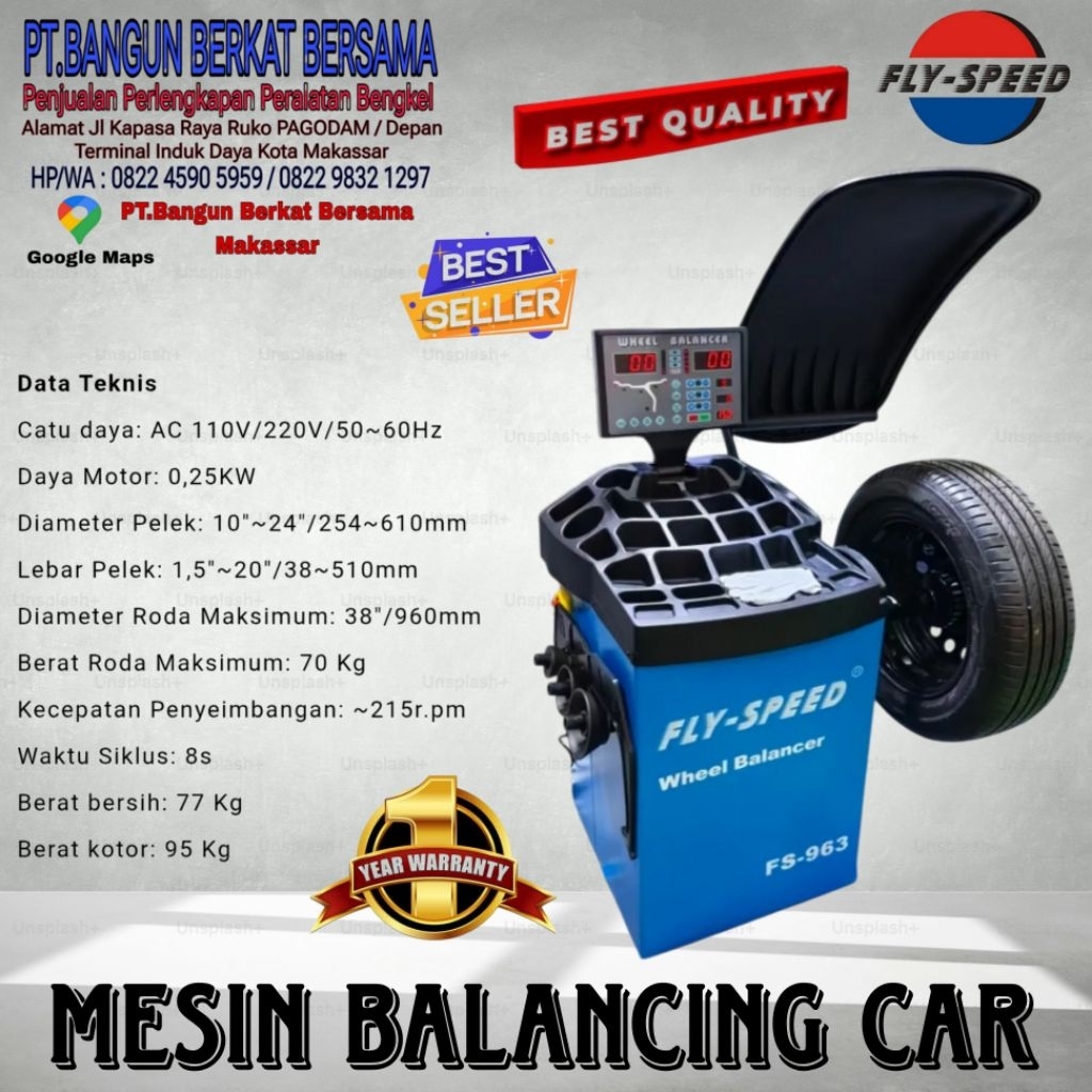 Mesin Balancing Fly speed