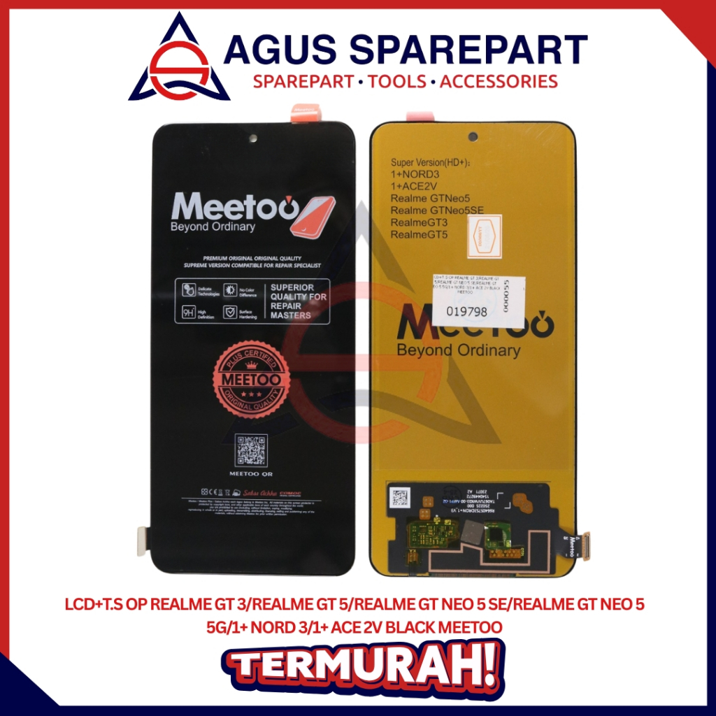 LCD TOUCHSCREEN REALME GT 3 / REALME GT 5 / REALME GT NEO 5 SE / REALME GT NEO 5 5G / 1+  NORD 3/1 +