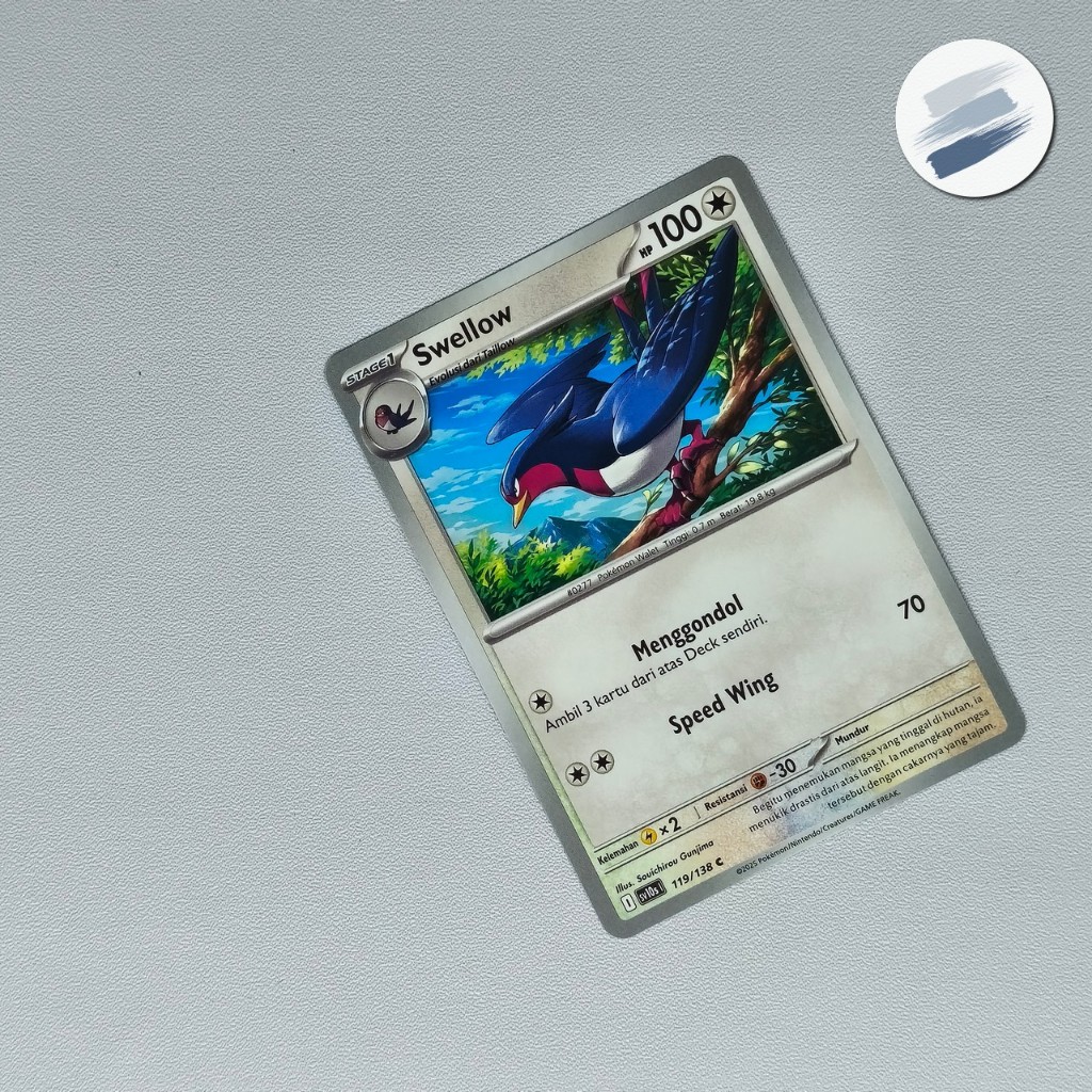 Swellow C sv10s Kehadiran Juara Pokemon TCG Indonesia