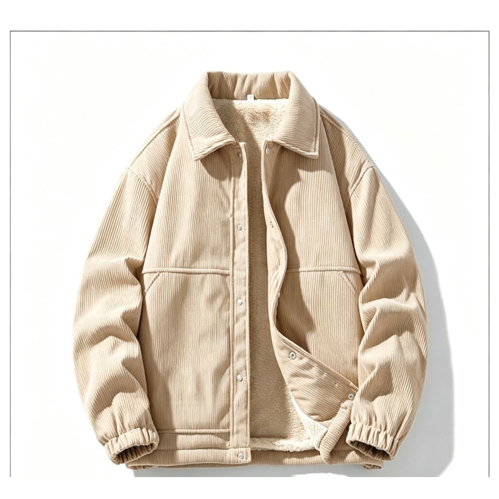 jaket corduroy  bulu sherpa premium 100%corduroy