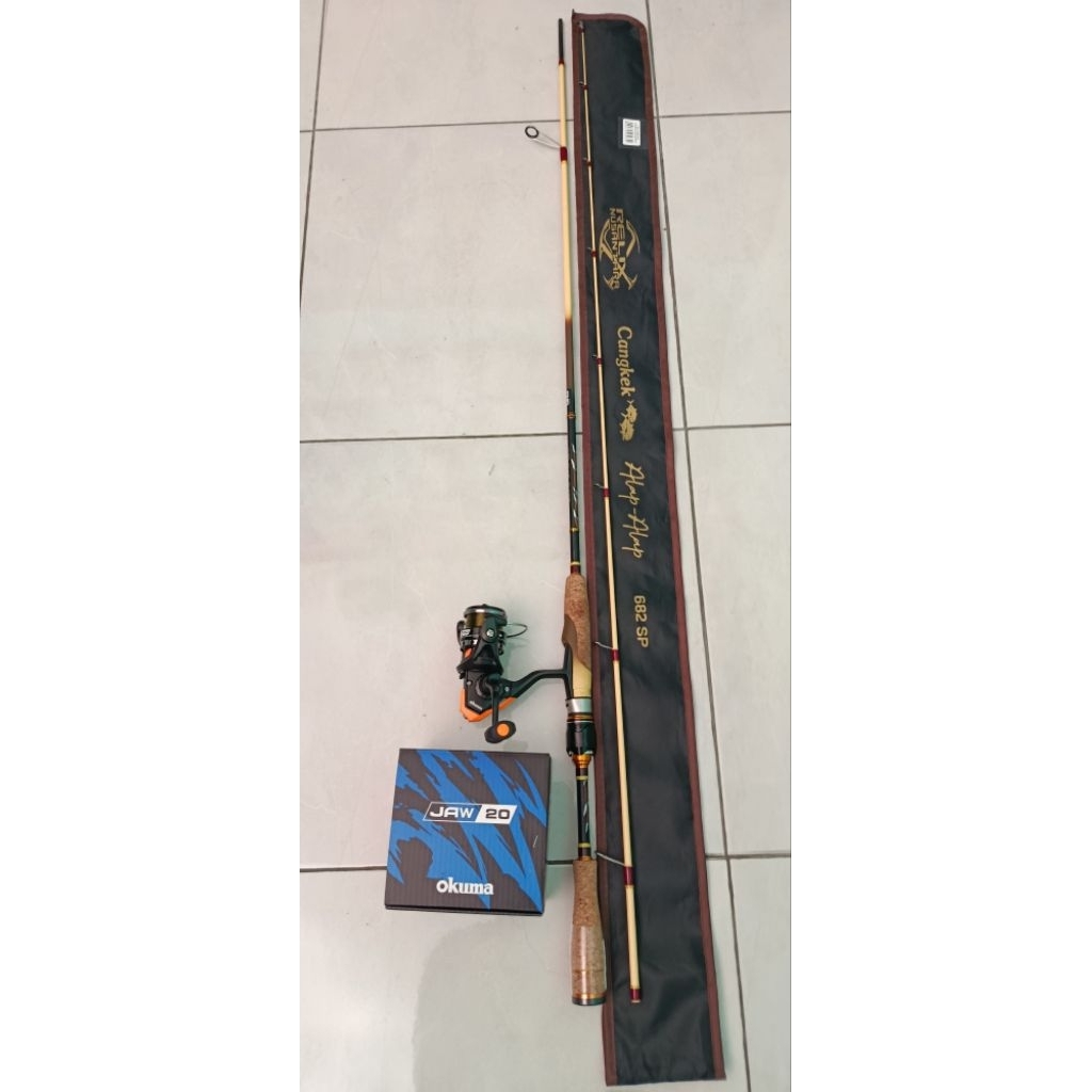 joran cangkek alap-alap+okuma jaw 20
