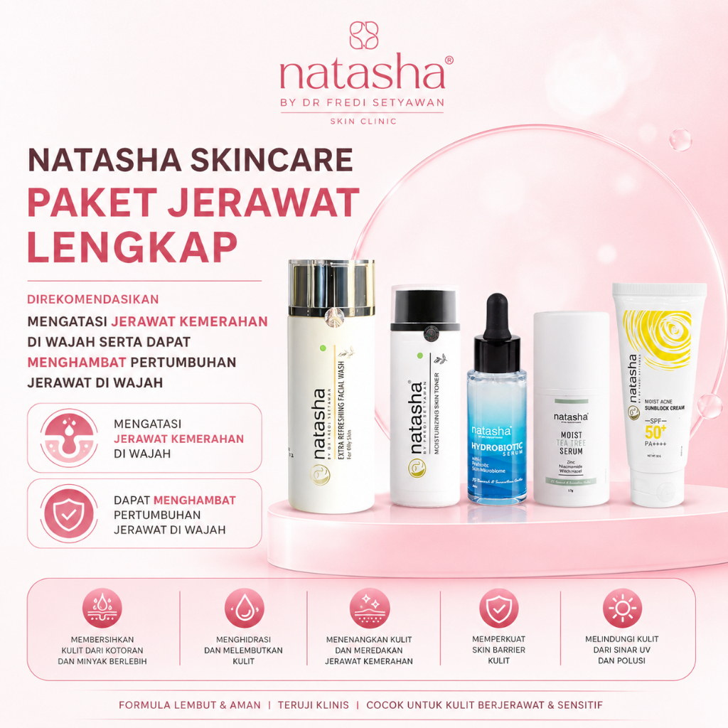 NATASHA SKINCARE PAKET JERAWAT LENGKAP