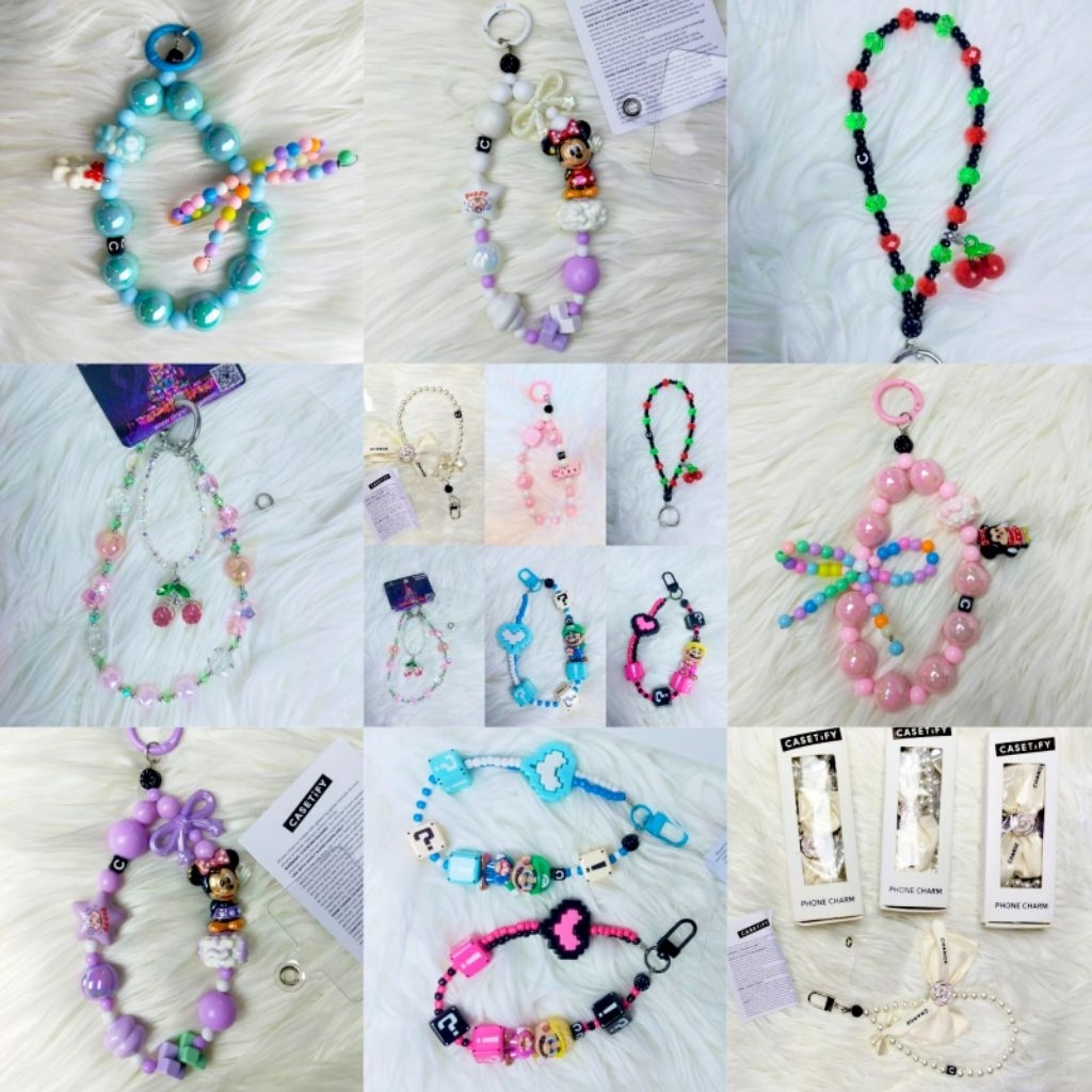 Phone Charm Casetify & Disney / Ganci Handphone / Gantungan Kunci