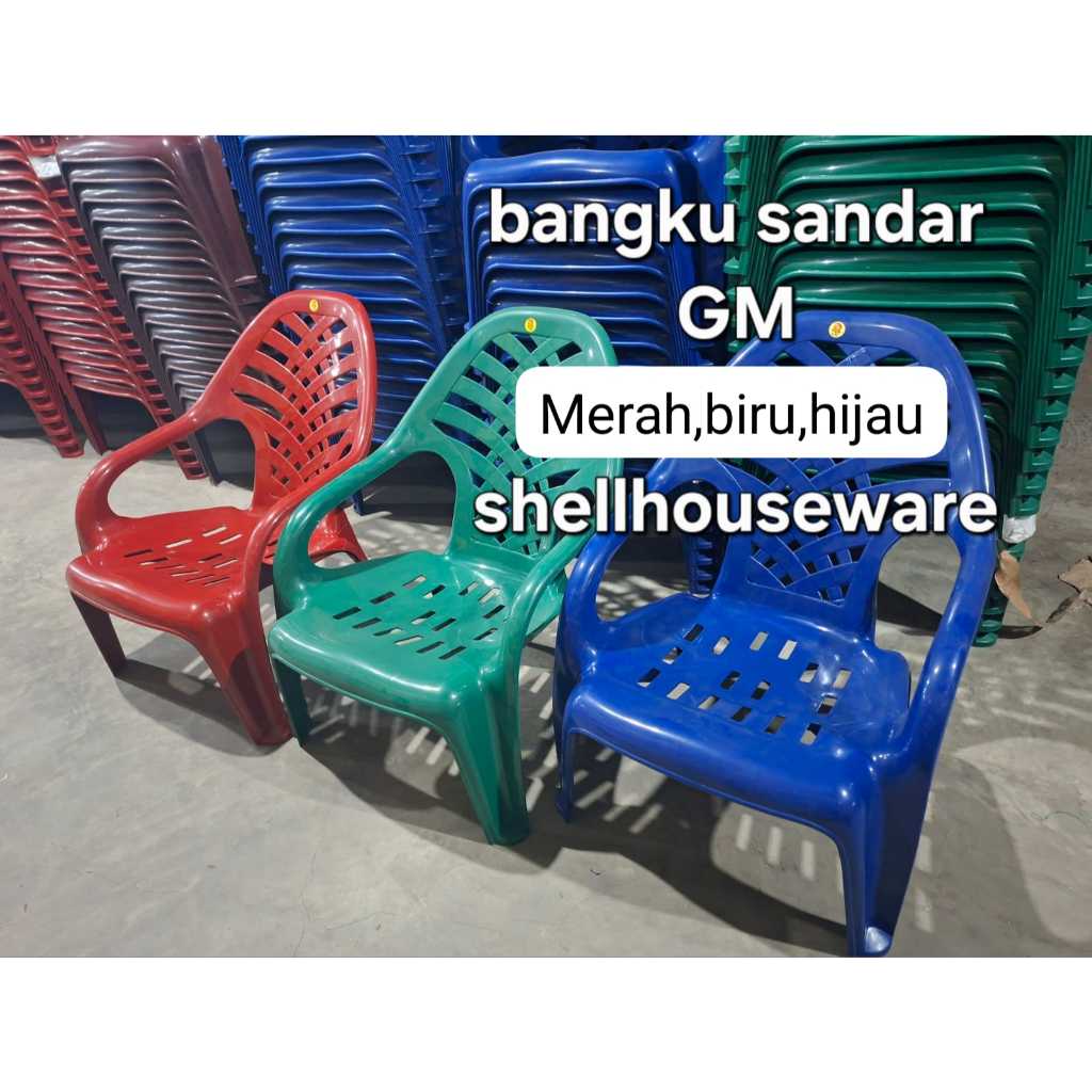 *KHUSUS BATAM* KURSI SANDAR GM BANGKU SANDAR GM PLASTIK KURSI SANDAR PLASTIK KURSI SANTAI PLASTIK KU