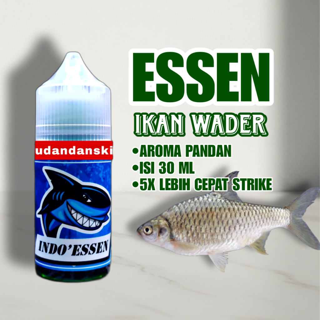 Essen Ikan Wader Aroma Pandan Wangi 30 ml Umpan Mancing Sungai Liar Kepek