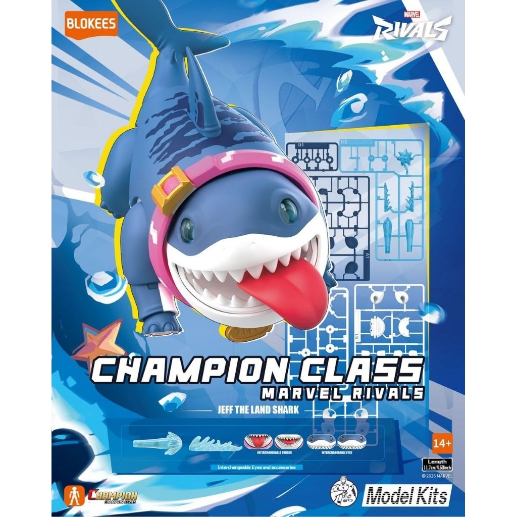 [READY STOCK] BLOKEES Marvel Rivals Champion Class - Jeff the Land Shark