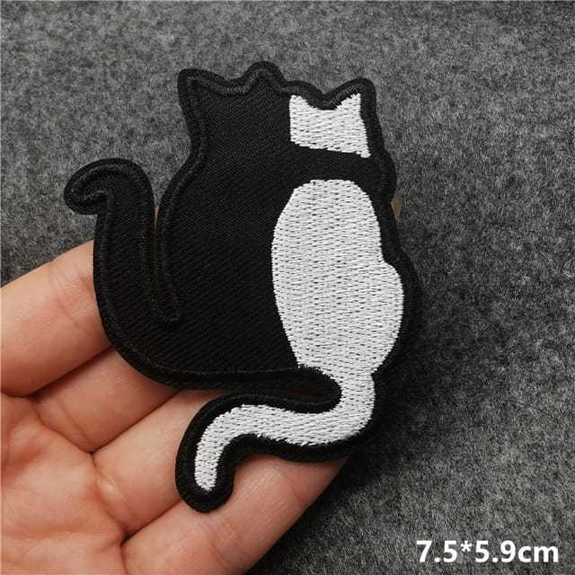 NEW BORDIR KUCING HITAM PUTIH