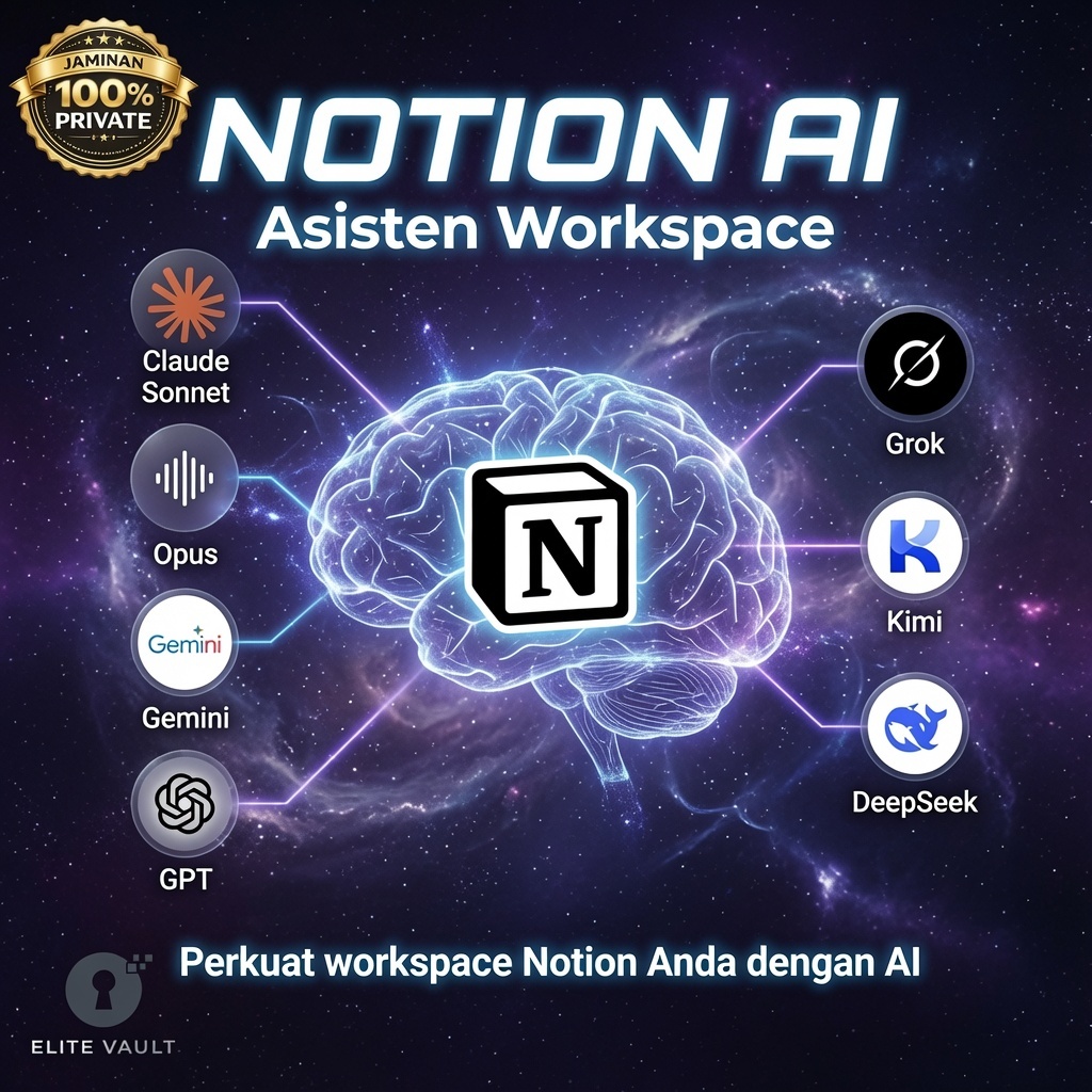 Notion Ai Plus All In One Bergaransi Include Berbagai Model Agent Claude Sonet Opus Grok dll