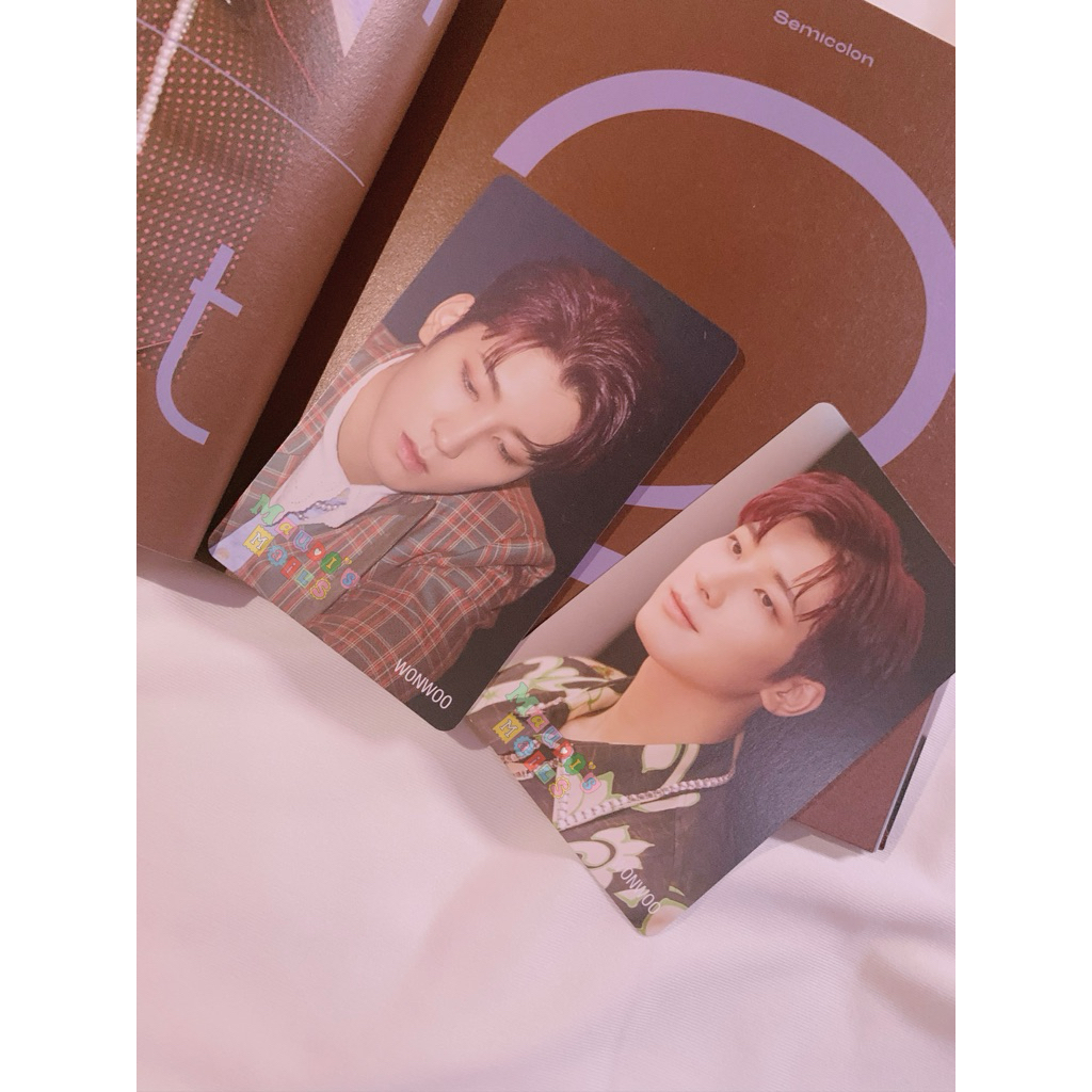 PC WONWOO SEVENTEEN HMV SEMICOLON HITORIJANAI