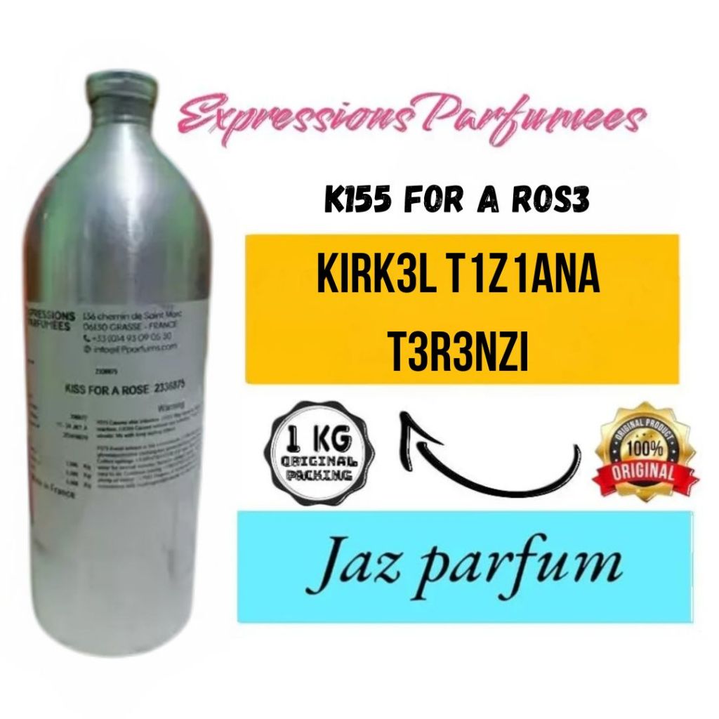 1KG KISS FOR A ROSE BY EXPRESSION. BIBIT PARFUM MURNI SEARAH TIZIANA TERENZI KEMASAN SEGEL PABRIK.