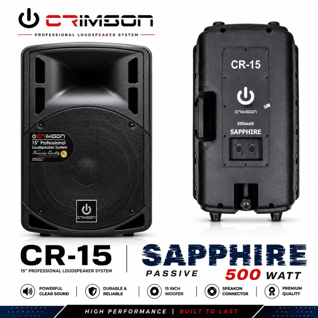 Speaker Pasif 15 in Crimson CR-15 Sapphire Original