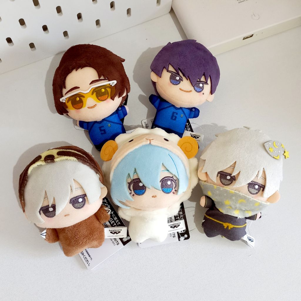 blue lock nagi hiori kenyu karasu sae reo chibigurumi plush boneka anime