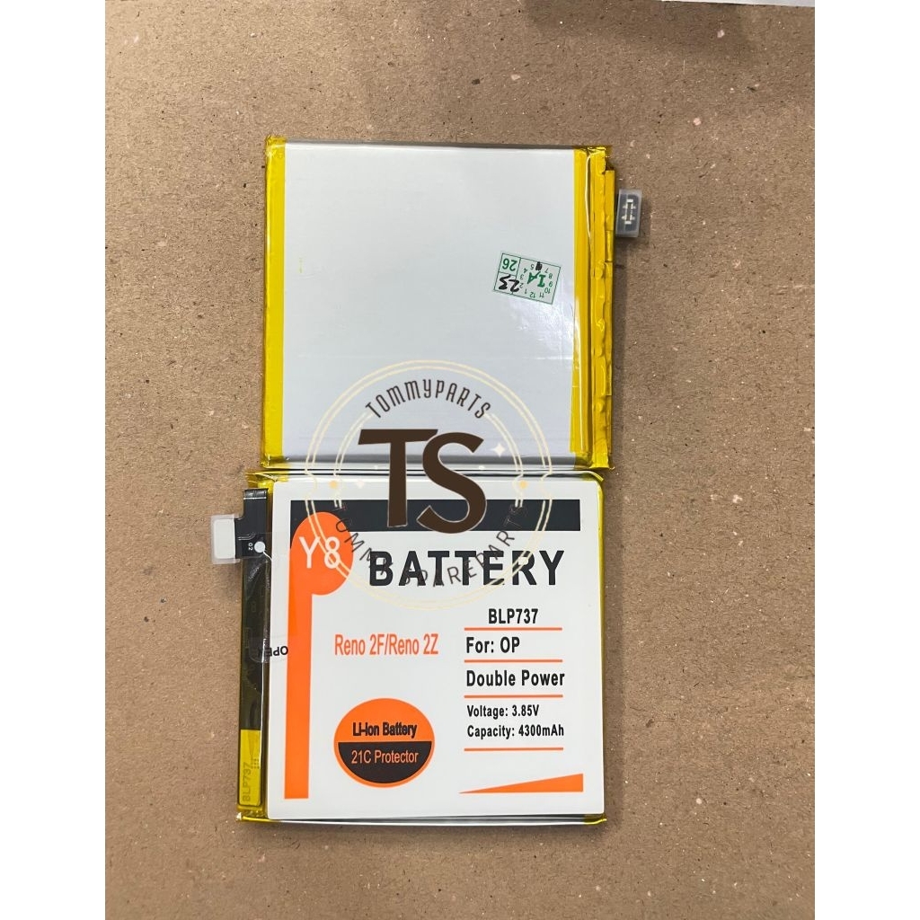 BATERAI BATRE BATERE BATTERY OPPO RENO 2F RENO 2Z BLP737 Y8 DOUBLE POWER Y8