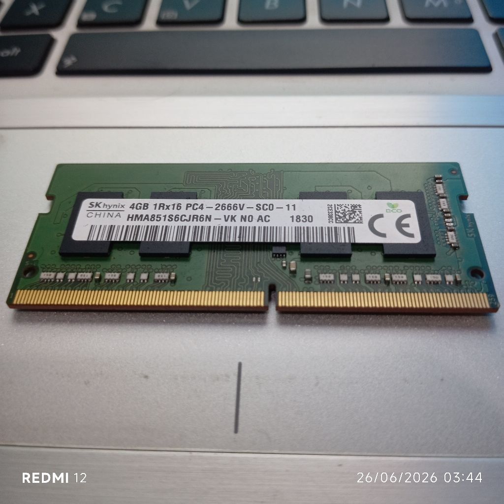 Ram laptop DDR4 4gb Skhynix