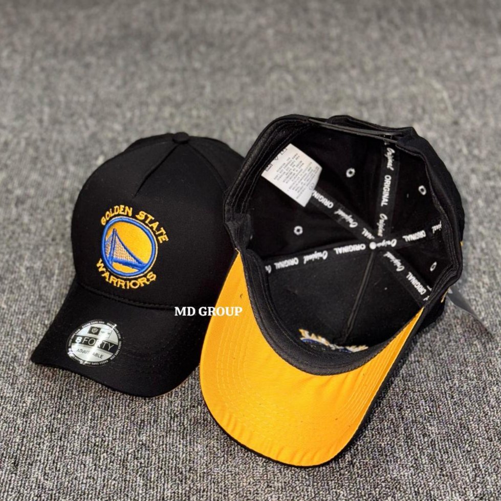 Topi Baseball Unisex Bordir Golden State Warriors Import Mirror Original 8Forty Adjustable