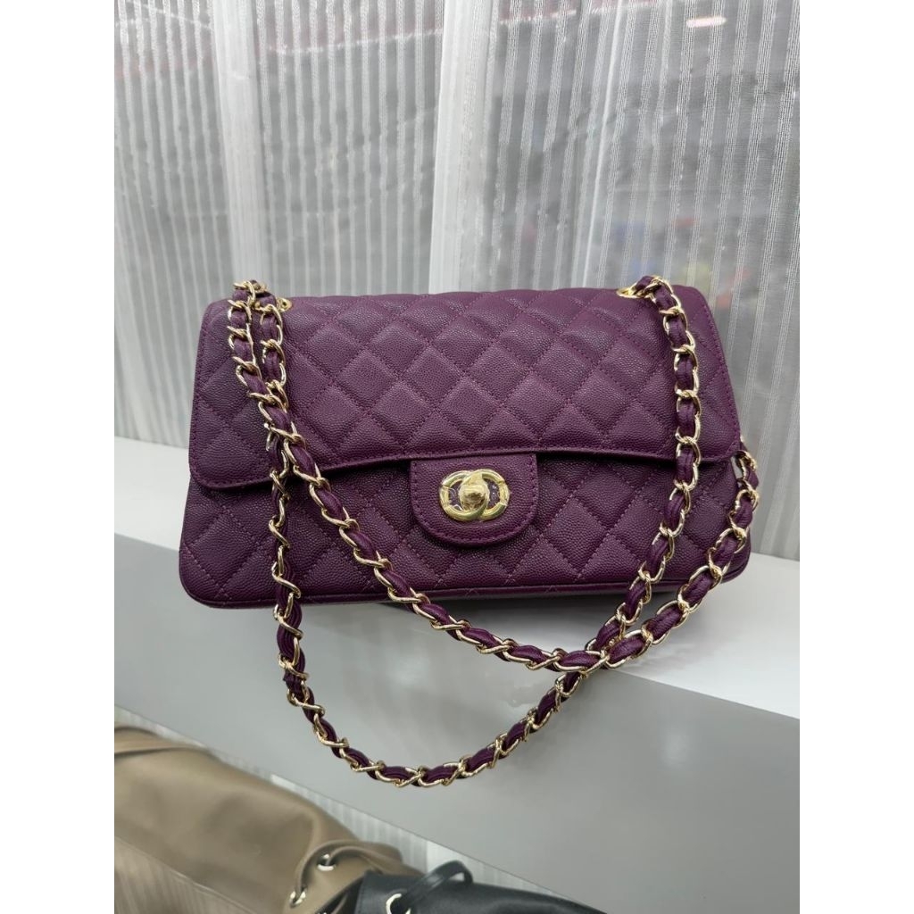 LAMBSKIN BAG SALE MARON/MAGENTA