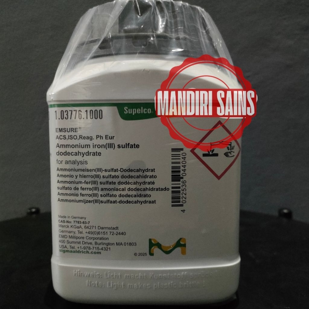 AMMONIUM IRON (III) SULFATE DODECAHYDRATE  1.03776.1000 For Analysis