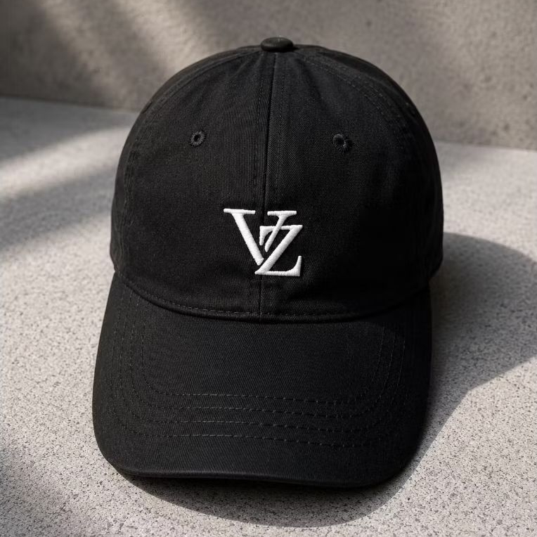 Topi Varzar black white original