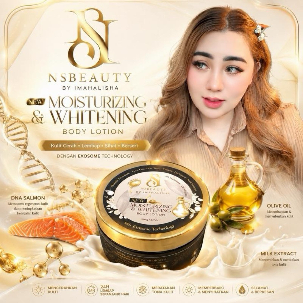 Lotion Ns Beauty BPOM MOIZTURIZING & WHITENING
