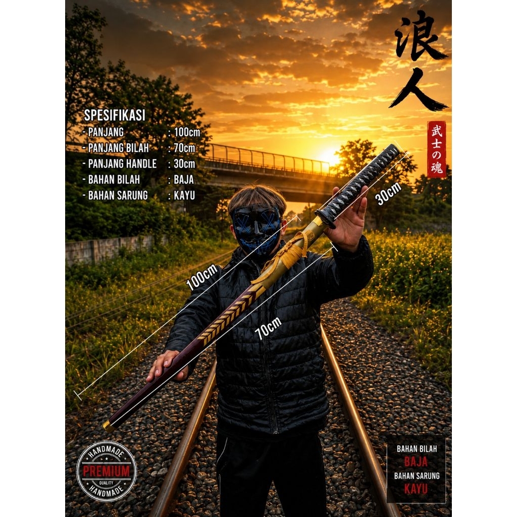 Lapak Sword Jepang/Roninn Merah Best Seller
