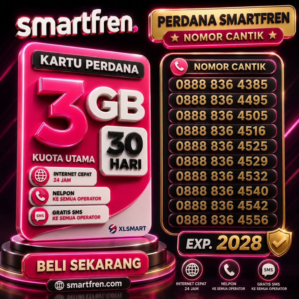 Perdana Smartfren Nomor Cantik 11 Digit [ JATIM ]