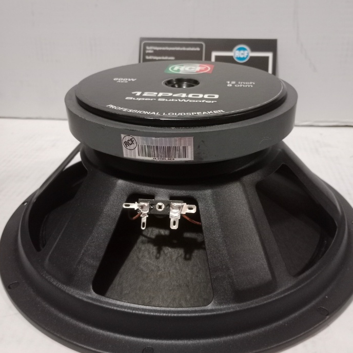 Speaker Komponen Subwoofer 12Inch//RCF12P400 L daya 600wat