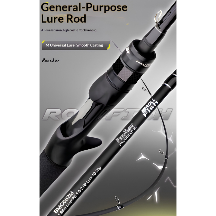 JORAN CASTING/JROAN SPINNING, JORAN FULL BLACK PANTHER 180 SP/BC, JORAN ROLLFISH PANTHER 180/602