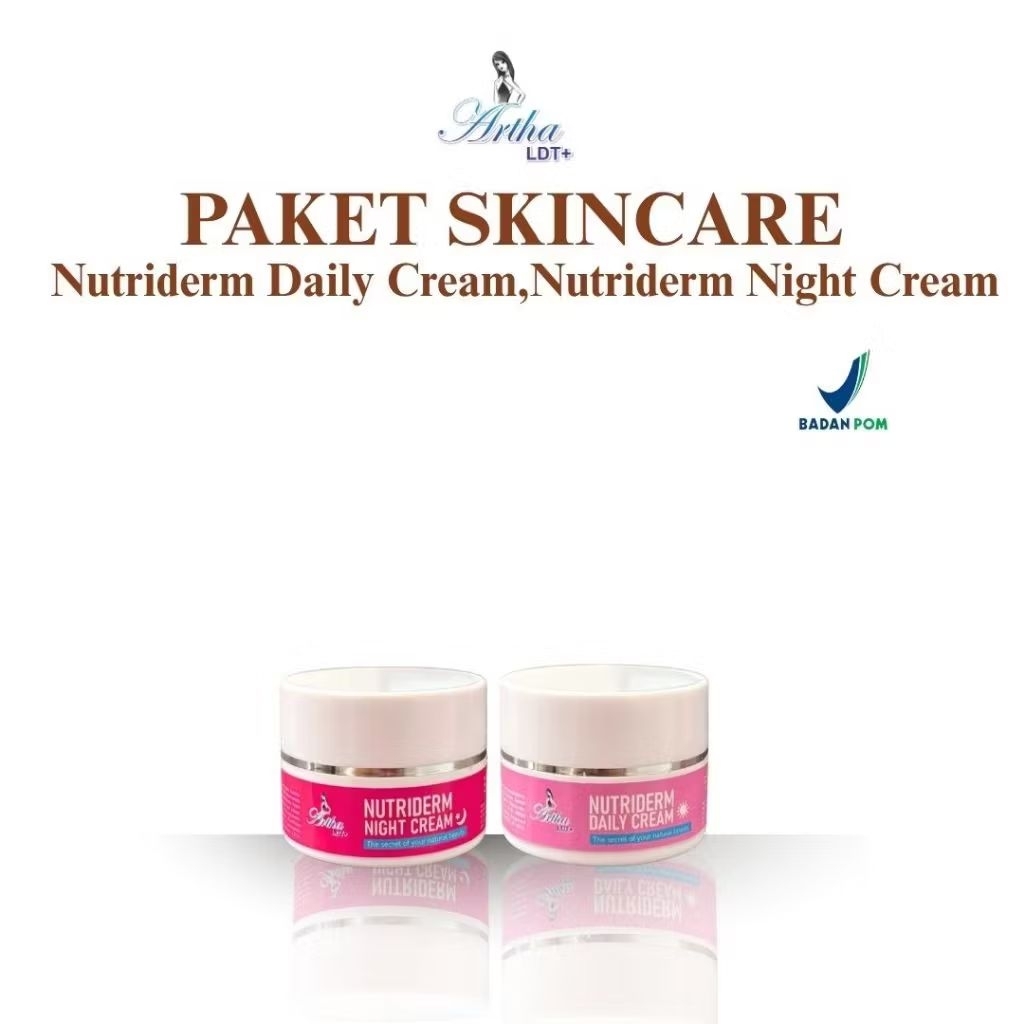 SPECIAL LAUNCHING NEW BORN GENERATION ARTHA LDT PAKET ECER NUTRIDERM DAY CREAM & NIGHT CREAM ARTHA L