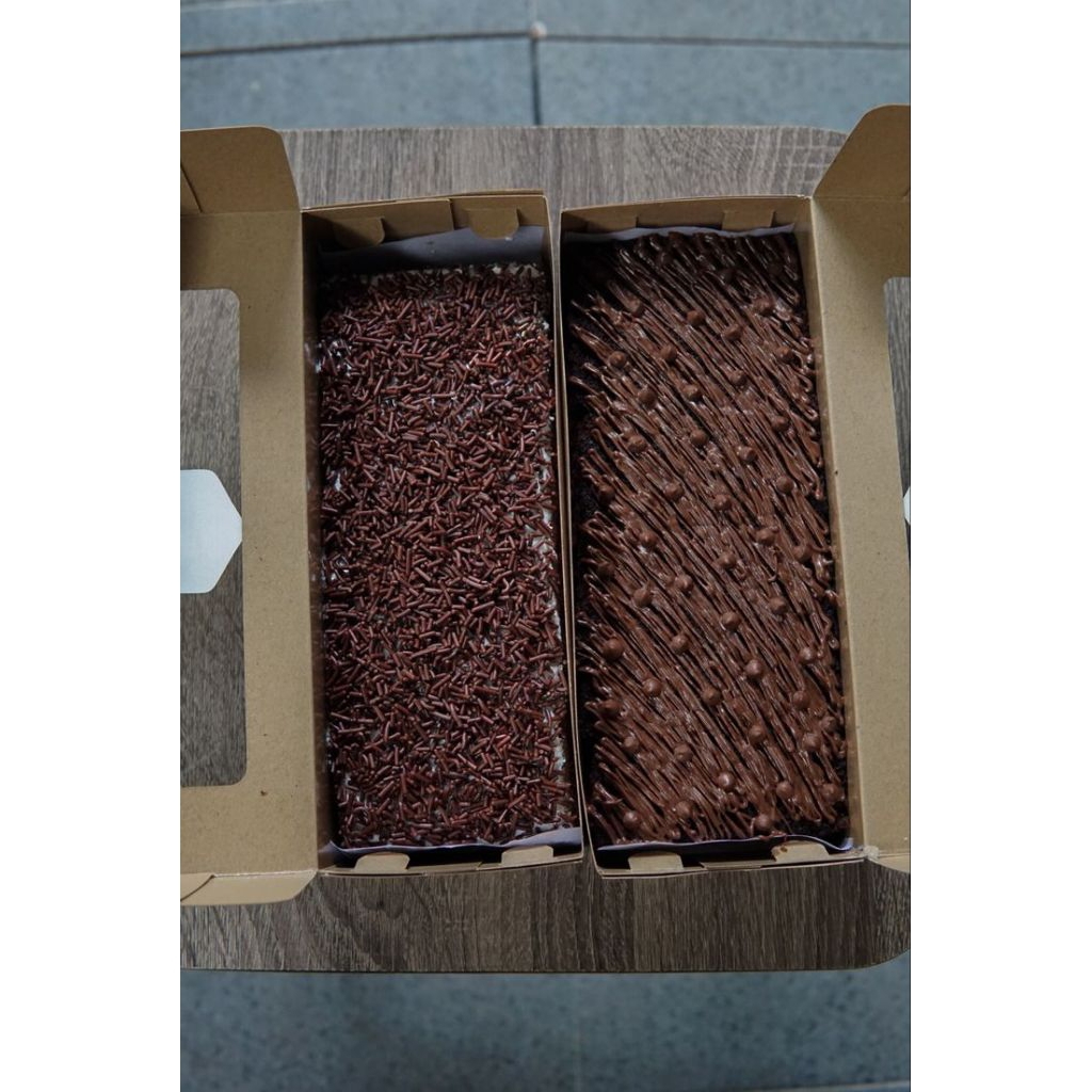 Brownies Kukus Topping coklat