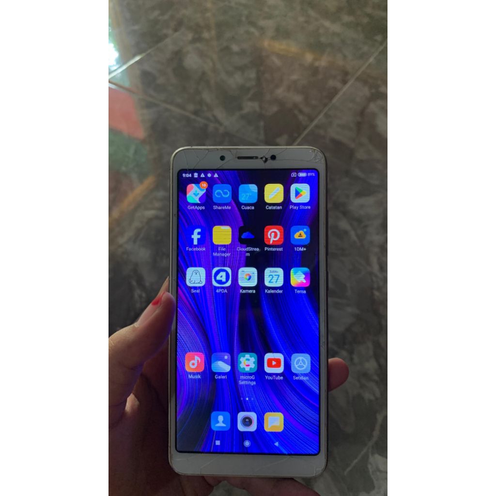 Redmi 6A Minus Retak Lcd Bayang Lainya normal