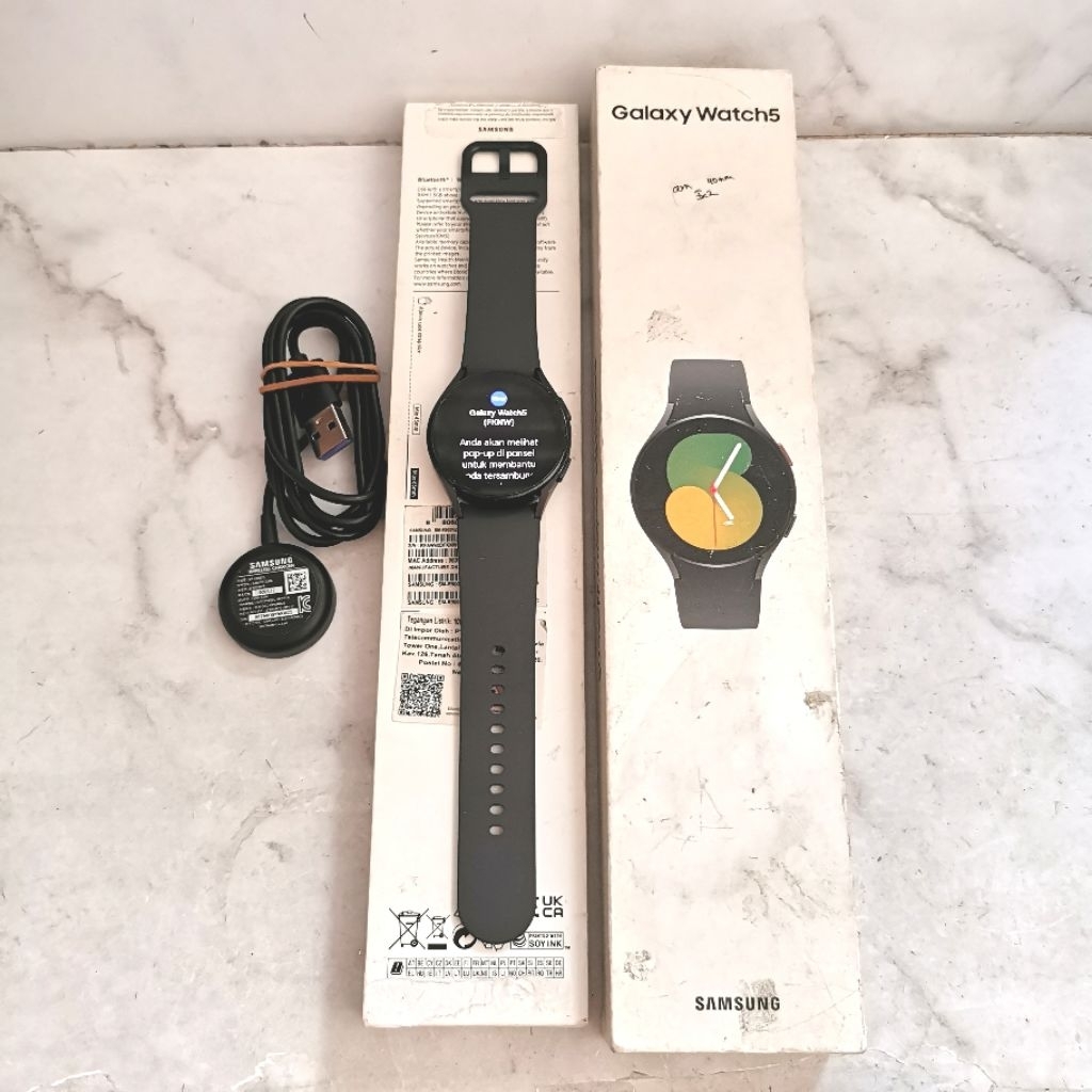Samsung Galaxy Watch 5 40mm Bekas - Mulus - Fullset Resmi - second