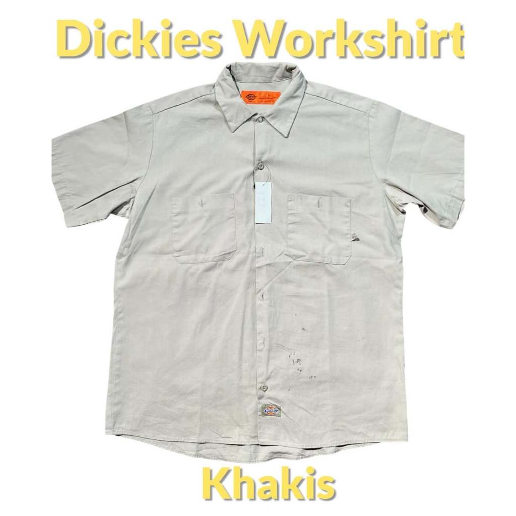 Dickies Workshirt Size L Khakis