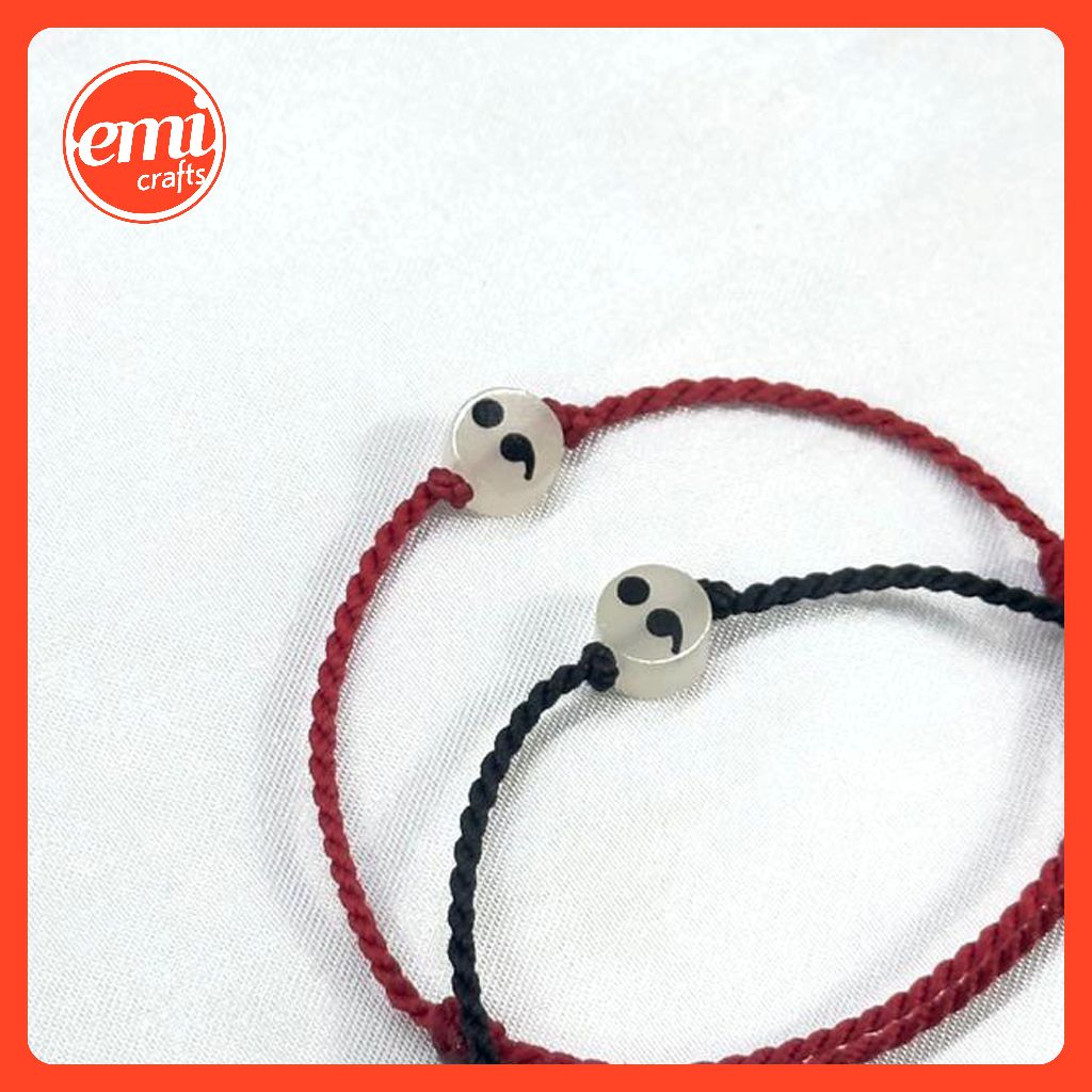 Emicraftt - Hopping Bracelet Semicolon Glow In The Dark