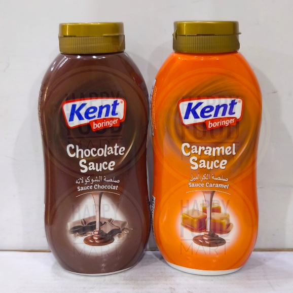 [HALAL] KENT BORINGER CHOCOLATE SAUCE/CARAMEL SAUCE/SAUS COKLAT KARAMEL/TOPPING MINUMAN DESSERT PANC