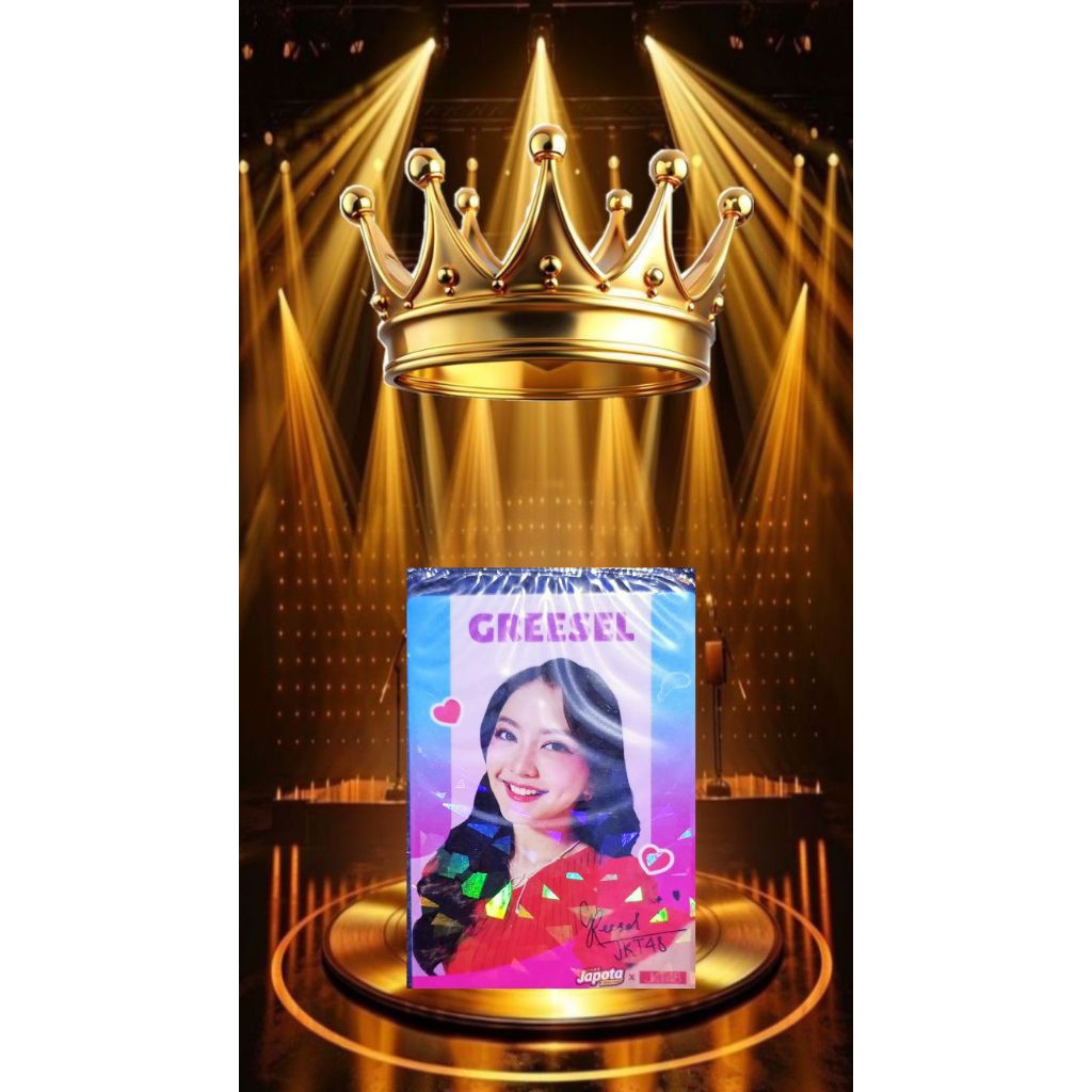 PC hologram Greesel JKT 48 x Japota limited edition