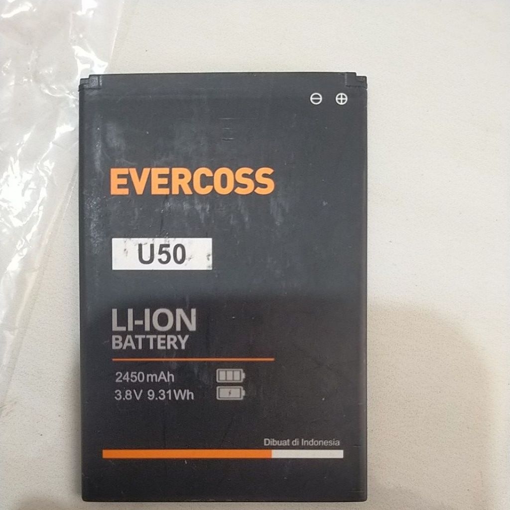 batre hp Evercoss U50 Ori cabutan normal
