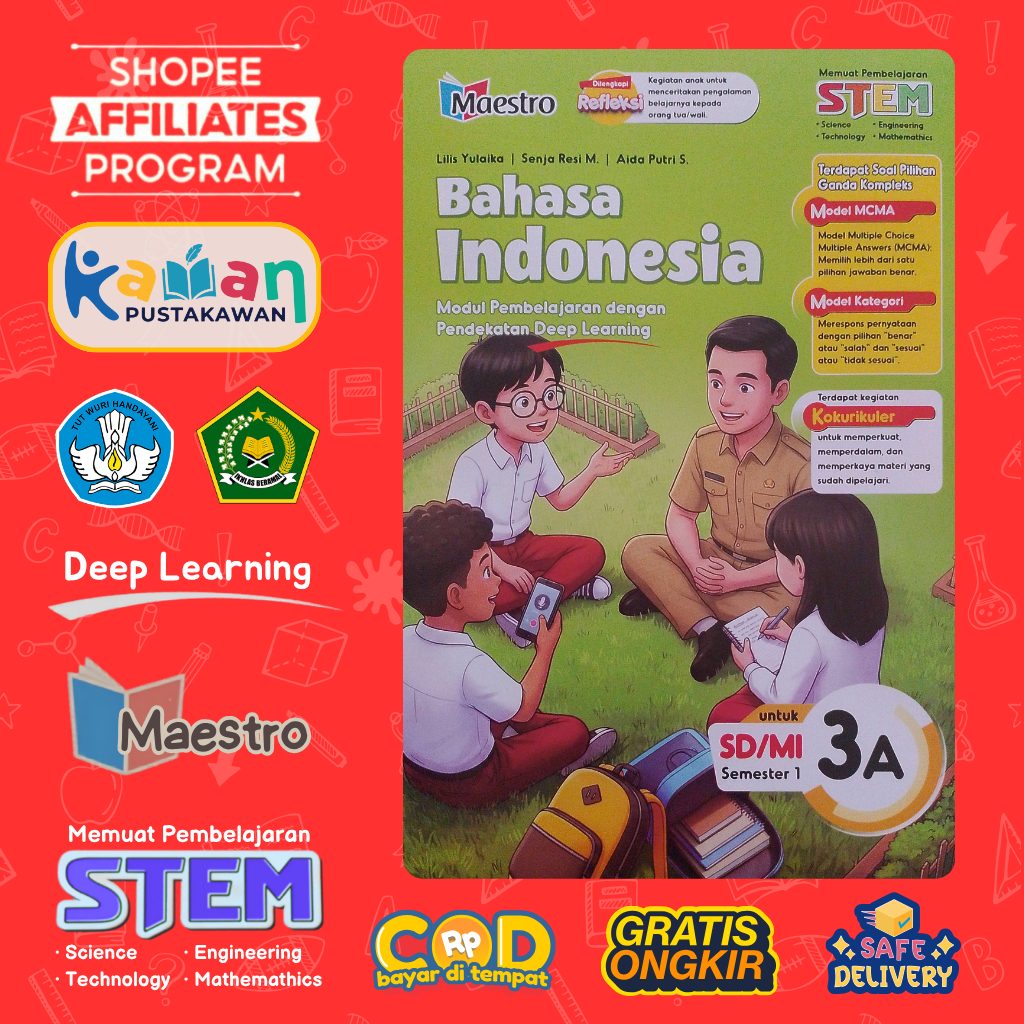 Maestro Bahasa Indonesia Kelas 3 SD/MI Modul Ajar