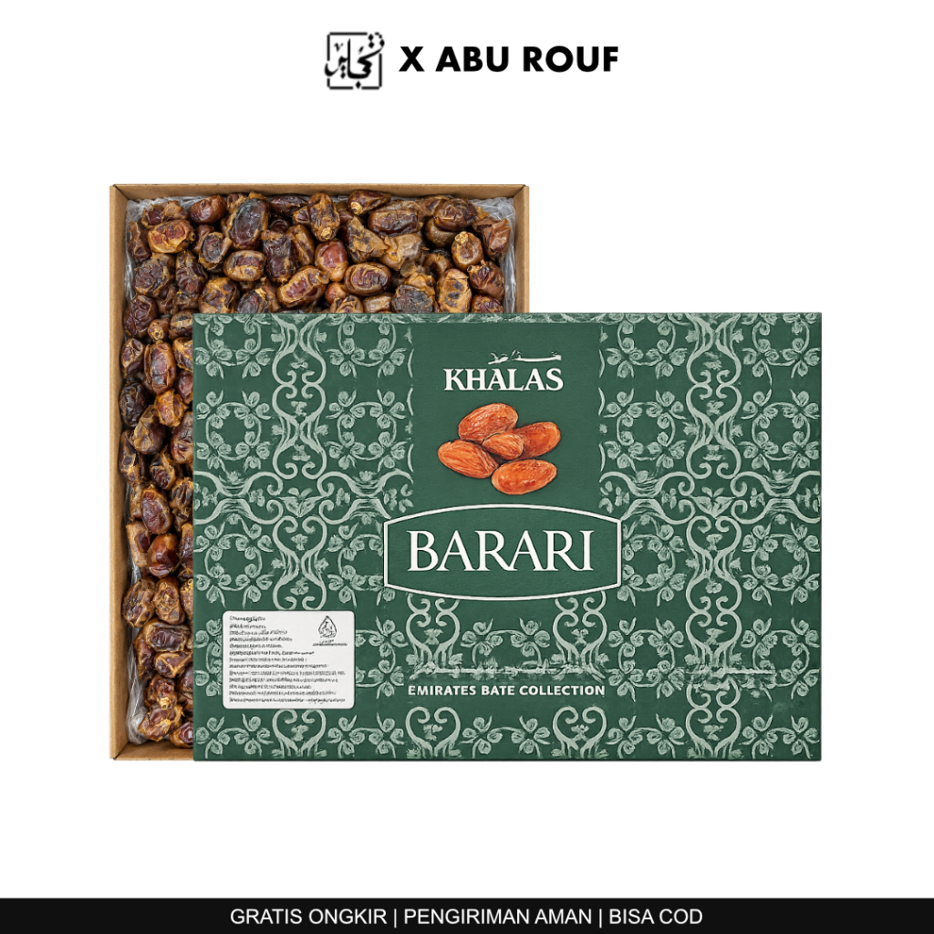 Kurma 10 kg Saad Khallas - Barari Khallas
