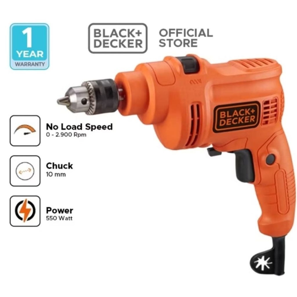 Black&Decker Impact Drill Bor Listrik