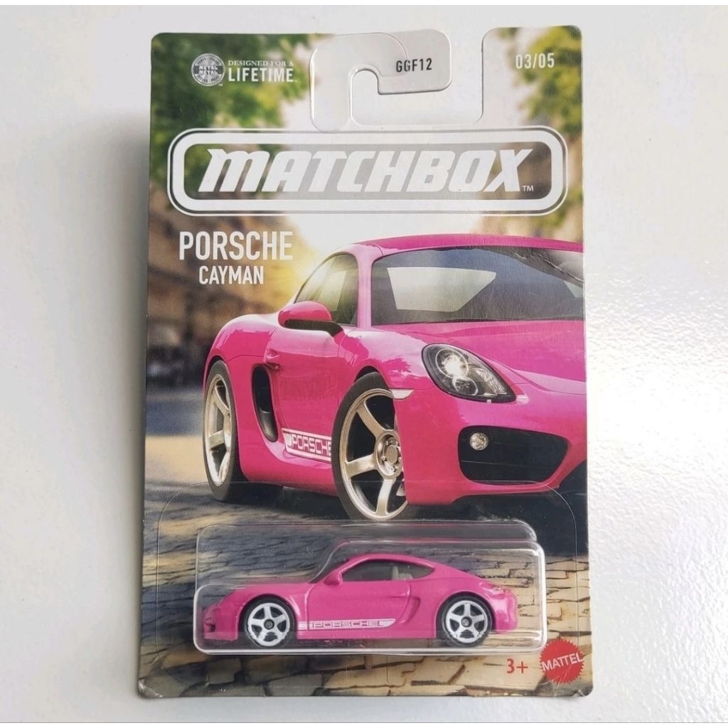 Matchbox porsche cayman pink