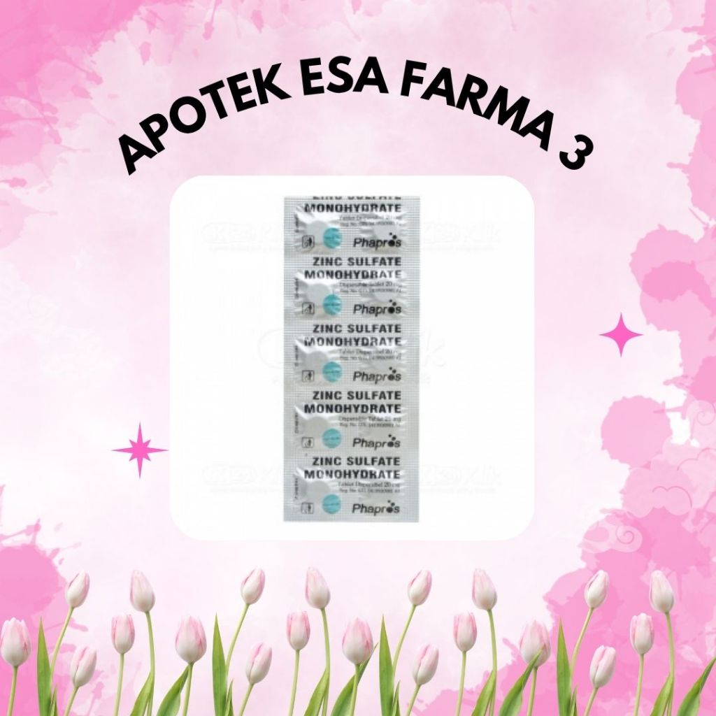 Zinc Sulfate 20 Mg Tablet