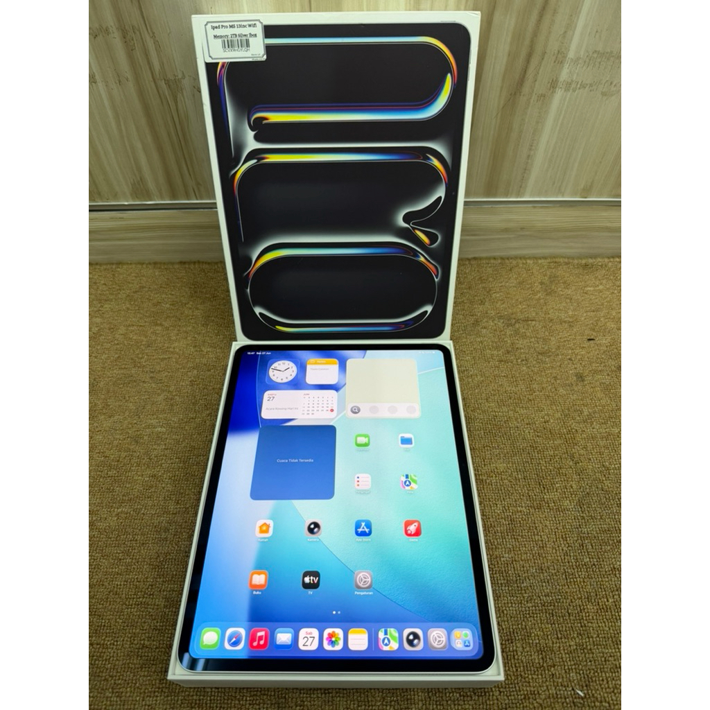 Ipad Pro M5 13" 2TB Wifi only masih garansi resmi sampai mei 2027