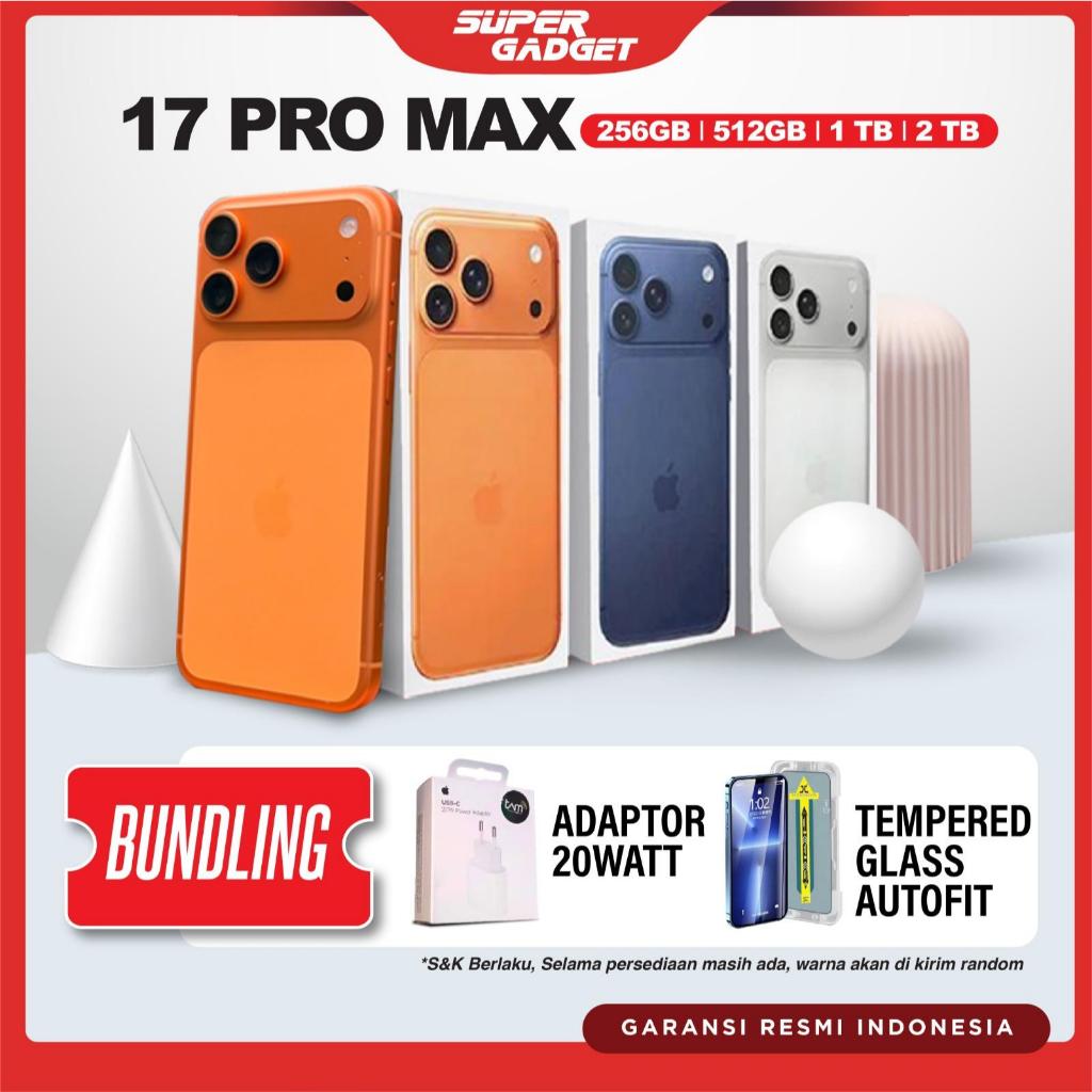 iPhone 17 Pro Max [256GB] [512GB] [1TB] [2TB] RESMI [SEGEL]