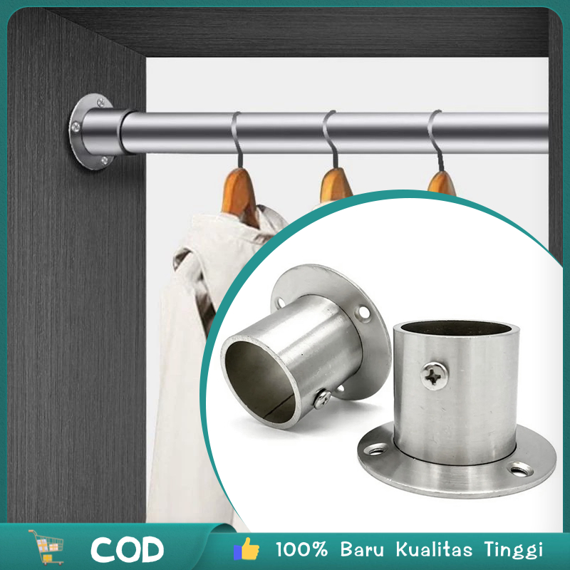 Bracket Pipa Bulat Braket Pipa Stainless Bracket Topi Stainless Breket Pipa