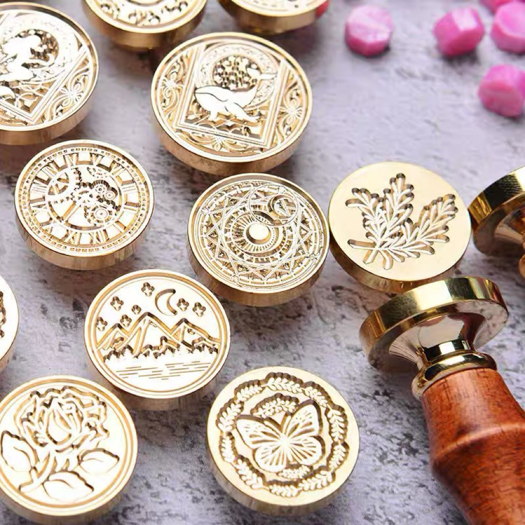 Variasi Stampel cap Lilin Wax Seal Stamp | TANPA gagang