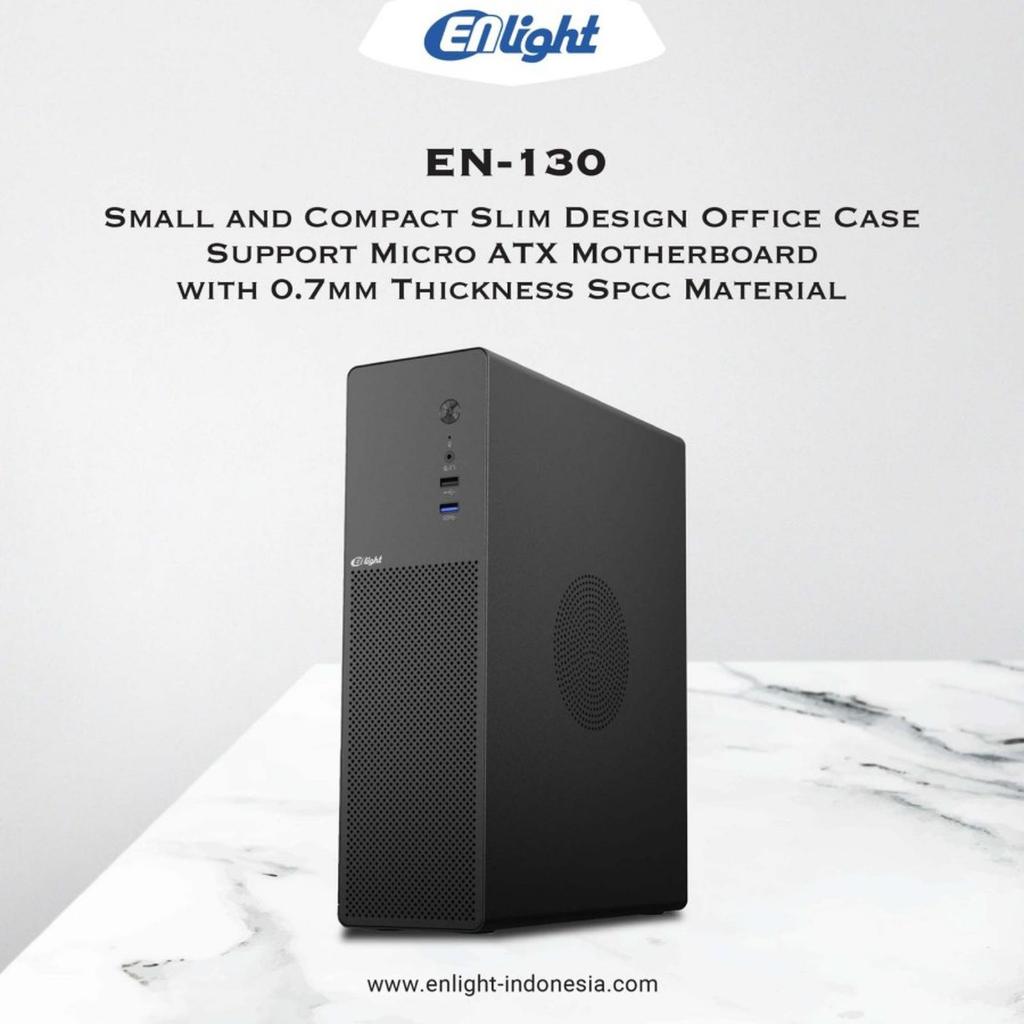 ENLIGHT EN-301 Include PSU 300W CASING CASE PC (M ATX)