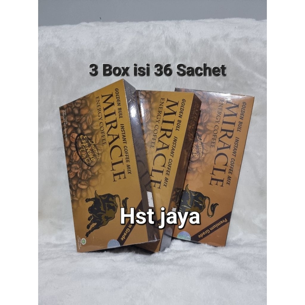 MIRACLE COFFEE / KOPI MIRACLE [PAKET 3 BOX]